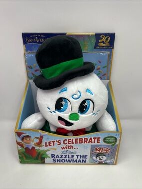 Elf on the Shelf RAZZLE The SNOWMAN Plush and Storybook Set Christmas New In Box
